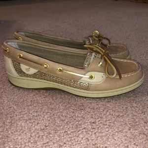 Sperry Top-Sider Gold Angelfish Boat Shoes 8